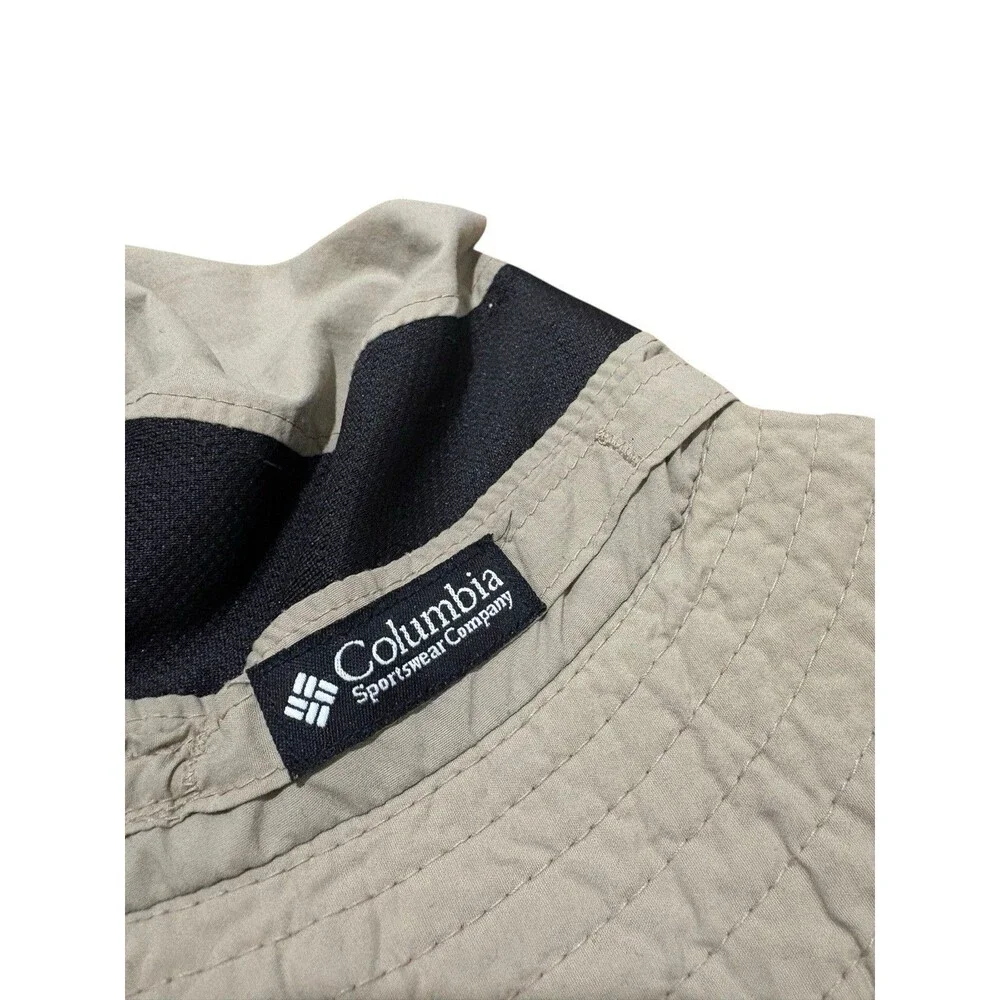 Columbia Boonie Hat OSFA Beige Mesh Wide Brim Outdoor Sun Hiking